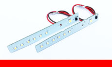 lci red led eyebrow modules for bmw