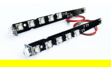 yellow led eyebrow modules for bmw